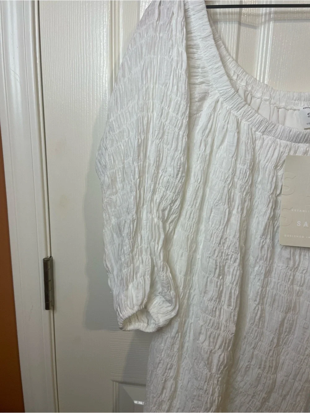 Sabo Skirt Raisa Dress in White Size XS NWT